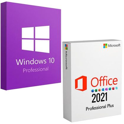 Microsoft Windows 10 Professional + Office 2021 Professional Plus
