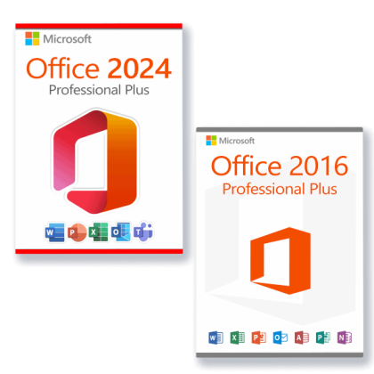 Microsoft Office 2024 Professional Plus + Microsoft Office 2016 Professional Plus license for 3 devices