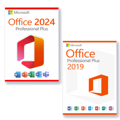 Microsoft Office 2024 Professional Plus + Microsoft Office 2019 Professional Plus license for 3 devices